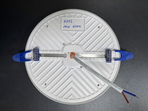 9/24/36W چراغ پنل DOB بدون قاب توکار، آهن + ص