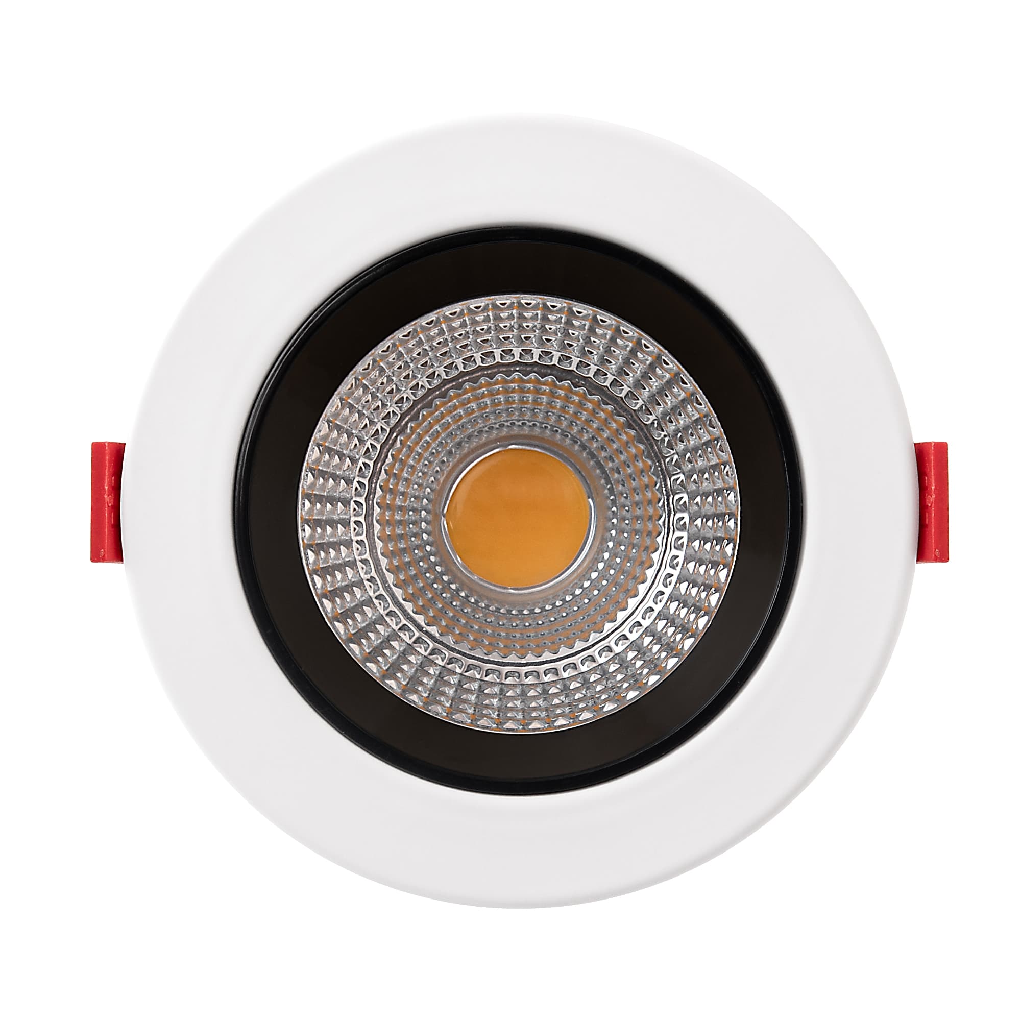 شکل گرد فرورفته LED DCOB Downlight Fe